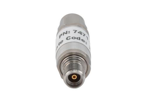 4 dB Fixed Attenuator, 3.5mm Male to 3.5mm Female Aluminum Body Rated to 2 Watts Up to 26.5 GHz