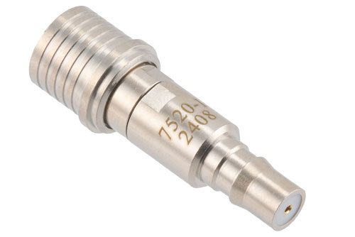 1 dB Fixed Attenuator, QMA Male to QMA Female Brass Tri-Metal Body Rated to 2 Watts Up to 6 GHz