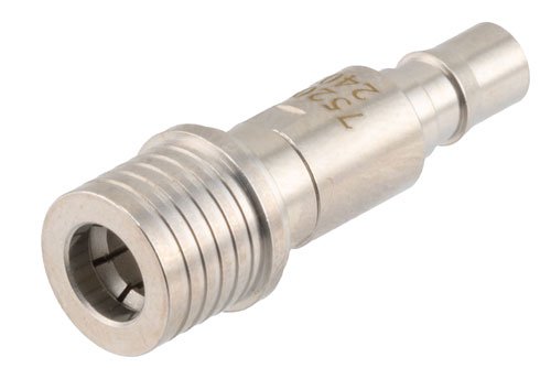 2 dB Fixed Attenuator, QMA Male to QMA Female Brass Tri-Metal Body Rated to 2 Watts Up to 6 GHz