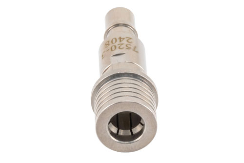 3 dB Fixed Attenuator, QMA Male to QMA Female Brass Tri-Metal Body Rated to 2 Watts Up to 6 GHz