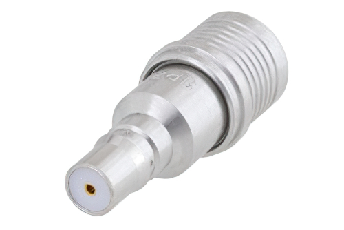 12 dB Fixed Attenuator, QMA Male to QMA Female Brass Tri-Metal Body Rated to 1 Watt Up to 6 GHz