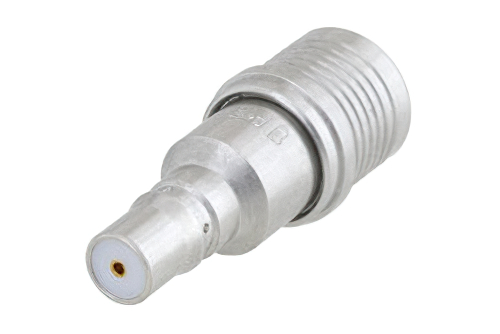 3 dB Fixed Attenuator, QMA Male to QMA Female Brass Tri-Metal Body Rated to 1 Watt Up to 6 GHz