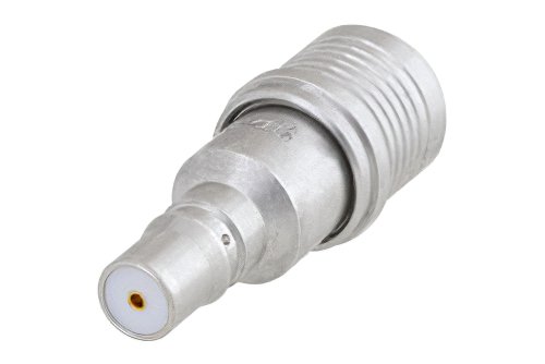 6 dB Fixed Attenuator, QMA Male to QMA Female Brass Tri-Metal Body Rated to 1 Watt Up to 6 GHz