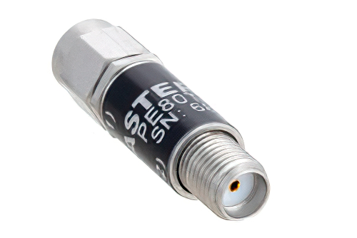 Tunnel Diode Zero Bias Detector, SMA, 5 nsec Pulse Risetime, Positive Video Out, +17 dBm max Pin, 4 GHz to 8 GHz