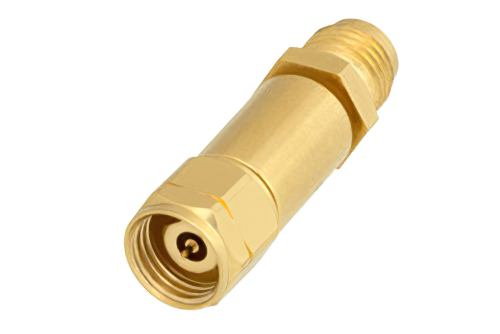 DC Block on Inner Conductor 2.4mm Male to 2.4mm Female Operating From 100 MHz to 50 GHz
