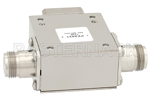 High Power Isolator With 18 dB Isolation From 698 MHz to 960 MHz, 1000 Watts And N Female