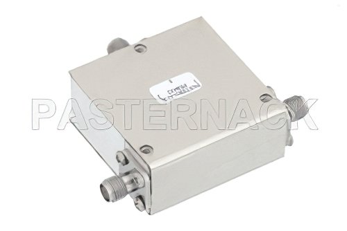 Circulator with 14 dB Isolation from 2 GHz to 6 GHz, 25 Watts and SMA Female