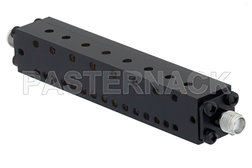 8 Section Bandpass Filter With SMA Female Connectors Operating From 7.9 GHz to 8.4 GHz With a 500 MHz Passband