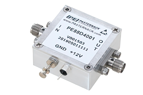 Frequency Divider, Divide by 4 Prescaler Module, 500 MHz to 18 GHz, SMA