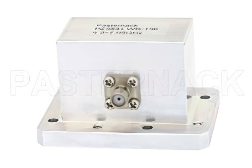 WR-159 CMR-159 Flange to SMA Female Waveguide to Coax Adapter Operating from 4.9 GHz to 7.05 GHz