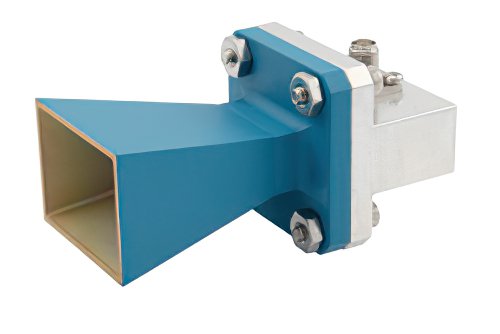 WR-75 Waveguide Standard Gain Horn Antenna Operating from 10 GHz to 15 GHz with a Nominal 10 dB Gain SMA Female Input