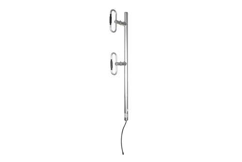 2 Folded Dipole antenna, 406 MHz - 512 MHz, 7.6 dBi gain, 1/4 Wave Offset pattern, V-pol, Type N Female Connector