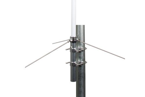 156 to 163 MHz, Omni Marine Antenna, 4.5 dBi, UHF Female (SO239) Connector, White, Fiberglass Radome, Vertical Polarization