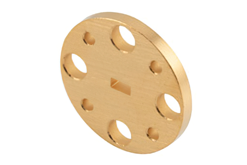 WR-12 Waveguide Shim, UG-Cover Round flange, 2mm Copper