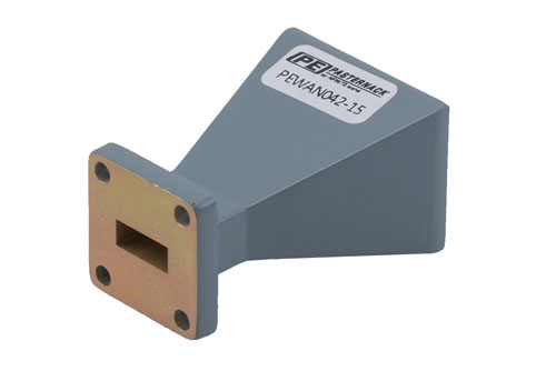 WR-42 Waveguide Antenna, 18 GHz to 26.5 GHz Frequency Range, 15 dBi Gain, UG-597/U Flange