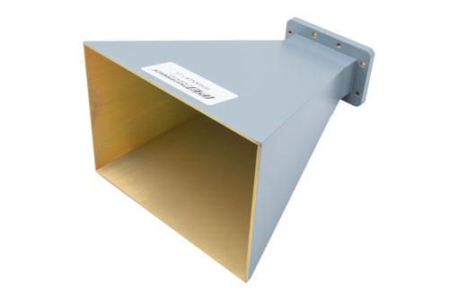 WR-187 Waveguide Antenna, 3.95 GHz to 5.85 GHz Frequency Range, 15 dBi Gain,