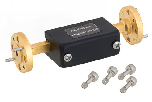 WR-10 Waveguide Fixed Attenuator, 23 dB, from 75 GHz to 110 GHz, UG-387 ...