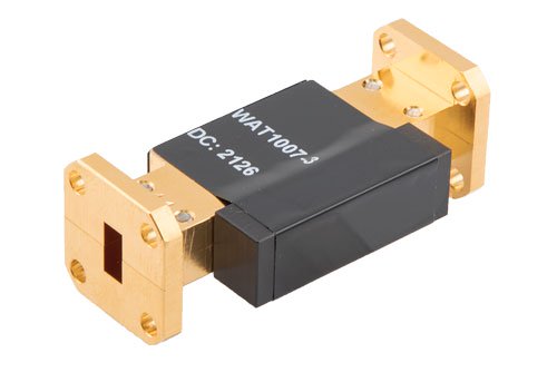 WR-28 Waveguide Fixed Attenuator, 3 dB, from 26.5 GHz to 40 GHz, UG-599/U Square Cover Flange, 5W Power