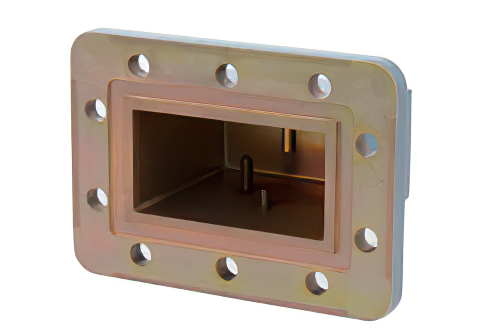WR-229 CPR-229G Grooved Flange to SMA Female Waveguide to Coax Adapter Operating from 3.3 GHz to 4.9 GHz