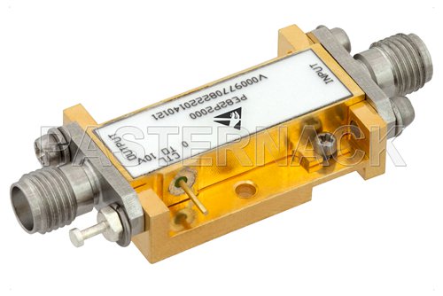 Analog Phase Shifter, 5 GHz to 18 GHz, With an Adjustable Phase of 40 Deg. Per GHz and SMA