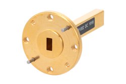 PE-W22TR1002 - 4 Watts Low Power Instrumentation Grade WR-22 Waveguide Load 33 GHz to 50 GHz, Copper