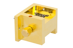 Waveguide Mixer Up Converter WR-22 From 33 GHz to 50 GHz, IF From DC to 18 GHz And LO Power of +13 dBm, UG-383/U Flange, Q Band