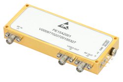 PE15A2001 - 2 GHz to 6 GHz, Log Amplifier, 40 mV/dB Log Slope, 75 dBm Log Range, SMA