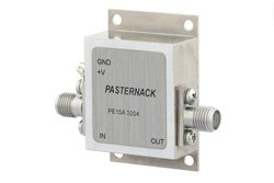 PE15A3004 - 1 Watt Psat, 110 MHz to 6 GHz, Medium Power Broadband Amplifier, 10.5 dB Gain, 38 dBm IP3, 6.5 dB NF, SMA