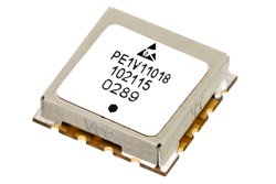PE1V11018 - Surface Mount (SMT) Voltage Controlled Oscillator (VCO) From 1.2 GHz to 1.8 GHz, Phase Noise of -89 dBc/Hz and 0.5 inch Package
