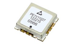 PE1V11027 - Surface Mount (SMT) Voltage Controlled Oscillator (VCO) From 4.26 GHz to 5 GHz, Phase Noise of -79 dBc/Hz and 0.5 inch Package