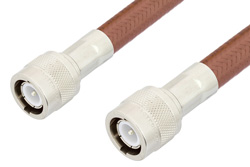PE3120LF - C Male to C Male Cable Using RG393 Coax, RoHS
