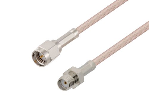 PE3171LF - SMA Male to SMA Female Cable Using RG316-DS Coax, RoHS