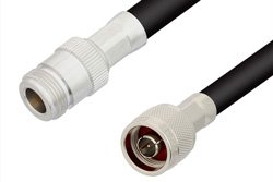PE33011 - N Male to N Female Cable Using PE-B405 Coax