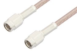 PE33071LF - SSMA Male to SSMA Male Cable Using RG316 Coax, RoHS