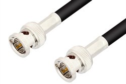 PE33188 - 75 Ohm BNC Male to 75 Ohm BNC Male Cable Using 75 Ohm RG59 Coax