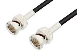 PE33405 - 75 Ohm BNC Male to 75 Ohm BNC Male Cable Using 75 Ohm PE-B150 Coax