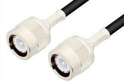 PE3343LF - C Male to C Male Cable Using RG223 Coax, RoHS