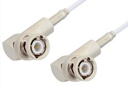 PE3351LF - BNC Male Right Angle to BNC Male Right Angle Cable Using RG188 Coax, RoHS