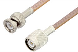 PE33535 - TNC Male to BNC Male Cable Using RG400 Coax