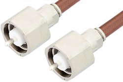 PE33539LF - LC Male to LC Male Cable Using RG393 Coax, RoHS