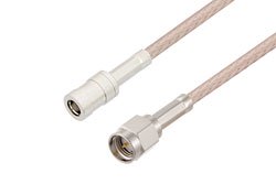 PE33657 - SMA Male to SMB Plug Cable Using RG316-DS Coax
