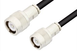 PE33662 - C Male to C Male Cable Using 75 Ohm RG59 Coax