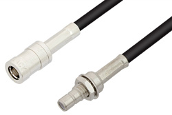 PE33674 - SMB Plug to SMB Jack Bulkhead Cable Using RG174 Coax