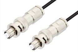 PE33706LF - SHV Plug to SHV Plug Cable Using RG174 Coax, RoHS