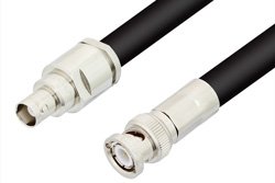 PE3371 - BNC Male to BNC Female Cable Using RG214 Coax