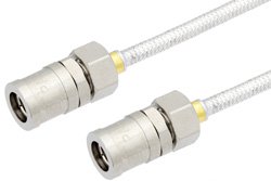 PE33837 - SMB Plug to SMB Plug Cable Using PE-SR405FL Coax