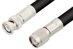 PE33969 - TNC Male to BNC Male Cable Using RG213 Coax