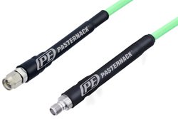 PE340 - SMA Male to SMA Female Cable Using PE-P142LL Coax