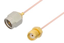 PE34226LF - SMA Male to SMA Female Cable Using PE-034SR Coax, RoHS