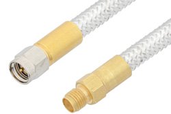 PE34233 - SMA Male to SMA Female Cable Using PE-SR401FL Coax